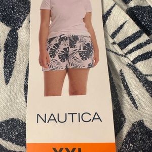 Nautical XXL printed shorts